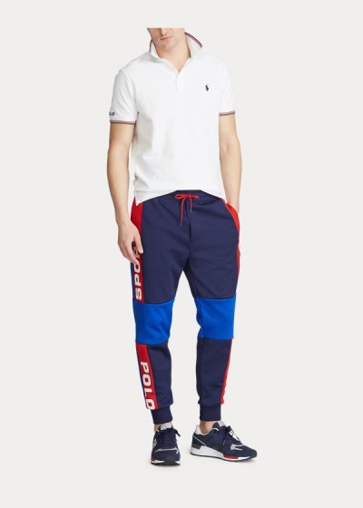 Pantalones De Chándal Polo Ralph Lauren Hombre Azul Marino Multicolor - Polo Sport Mesh - PUWGA3846